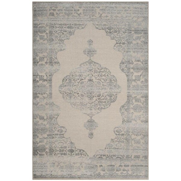 Safavieh 6 x 9 ft. Chester Hand Knotted Rectangle Rug Ivory & Grey CHS546A-6 - main